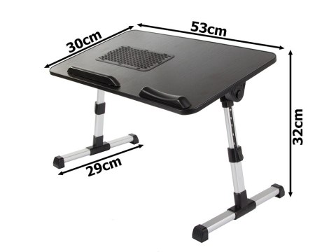 Stolik pod laptopa składany do łóżka stół podkładka chłodząca wentylator Stolik pod laptopa składany do łóżka stół podkładka chłodząca wentylator