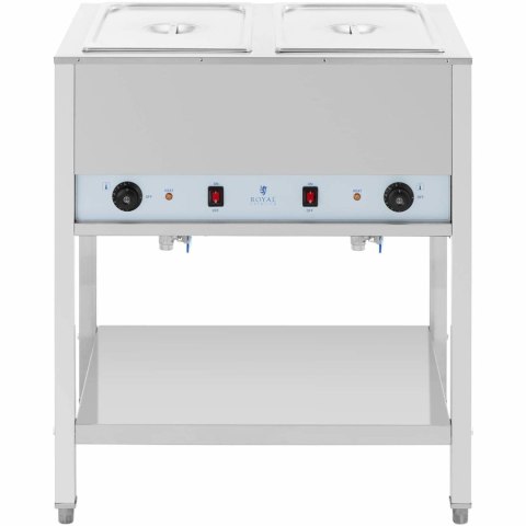 BEMAR PODGRZEWACZ GASTRONOMICZNY Z PODSTAWĄ WOLNOSTOJĄCY 2 X GN 1/1 1265 W BEMAR PODGRZEWACZ GASTRONOMICZNY Z PODSTAWĄ WOLNOSTOJĄCY 2 X GN 1/1 1265 W
