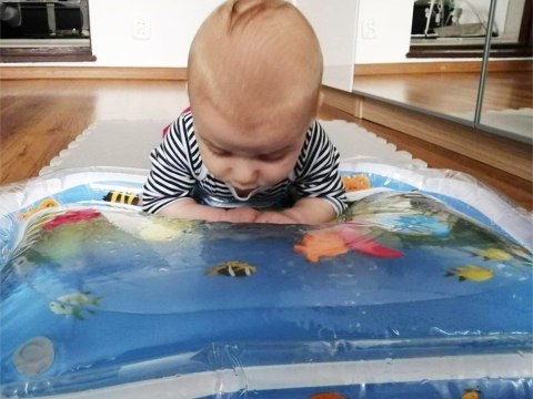 Dmuchana mata wodna sensoryczna dla małych dzieci do zabawy dla niemowląt Dmuchana mata wodna sensoryczna dla małych dzieci do zabawy dla niemowląt