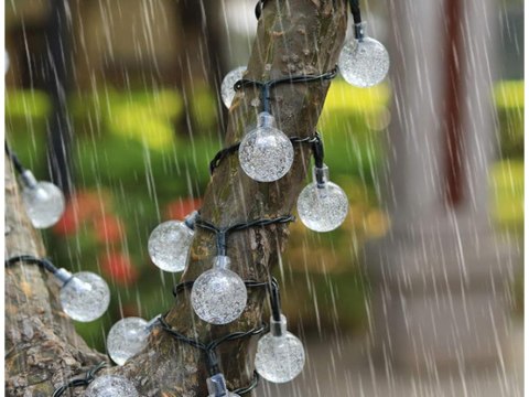 Girlanda ogrodowa lampki 20 led solarna multikolor Girlanda ogrodowa lampki 20 led solarna multikolor