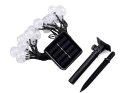 Girlanda ogrodowa lampki 20 led solarna multikolor
