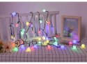 Girlanda ogrodowa lampki 40 led solarna multikolor