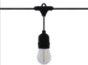 Girlanda ogrodowa łańcuch świetlny 10 led e27 10m
