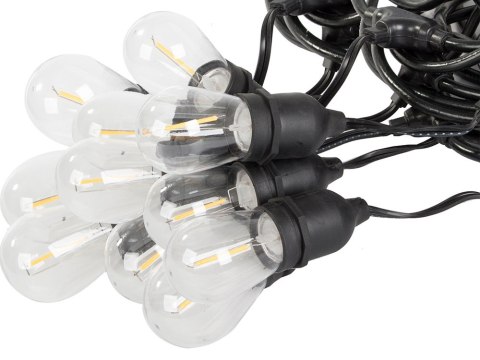 Girlanda ogrodowa łańcuch świetlny 15 led e27 15m Girlanda ogrodowa łańcuch świetlny 15 led e27 15m