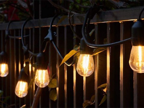 Girlanda ogrodowa łańcuch świetlny 15 led e27 15m Girlanda ogrodowa łańcuch świetlny 15 led e27 15m