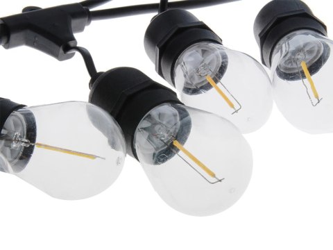 Girlanda ogrodowa łańcuch świetlny 15 led e27 15m Girlanda ogrodowa łańcuch świetlny 15 led e27 15m