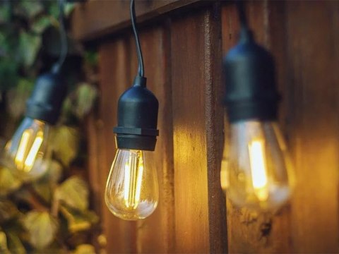Girlanda ogrodowa łańcuch świetlny 15 led e27 15m Girlanda ogrodowa łańcuch świetlny 15 led e27 15m