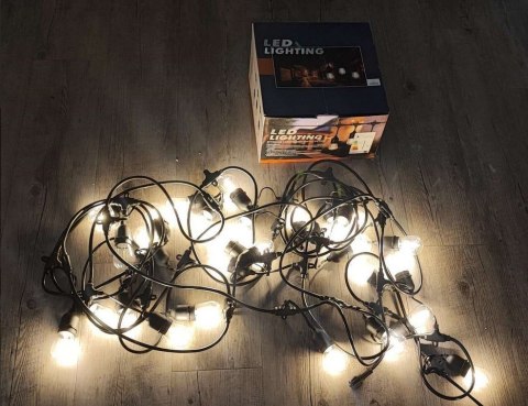 Girlanda ogrodowa łańcuch świetlny lampki 15 led Girlanda ogrodowa łańcuch świetlny lampki 15 led