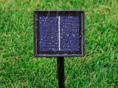 Girlanda ogrodowa solarna lampki 20 led multikolor Girlanda ogrodowa solarna lampki 20 led multikolor