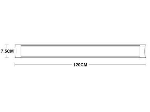Lampa led oprawa natynkowa świetlówka 120cm 28w Lampa led oprawa natynkowa świetlówka 120cm 28w