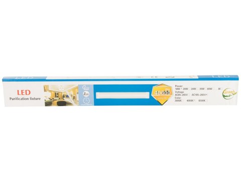 Lampa led oprawa natynkowa świetlówka 60cm 18w Lampa led oprawa natynkowa świetlówka 60cm 18w