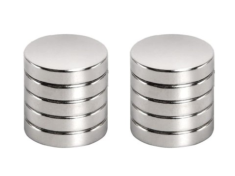 Mocny magnes neodymowy magnesy komplet 10 szt Mocny magnes neodymowy magnesy komplet 10 szt