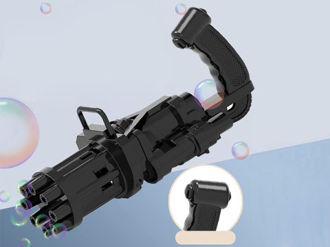 Pistolet do baniek mydlanych na bańki automat płyn Pistolet do baniek mydlanych na bańki automat płyn