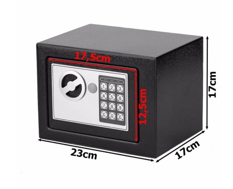 Sejf kasetka na zamek elektroniczny cyfrowy szyfr Sejf kasetka na zamek elektroniczny cyfrowy szyfr