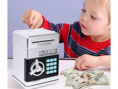 Skarbonka sejf bankomat na kod dostępu banknoty Skarbonka sejf bankomat na kod dostępu banknoty
