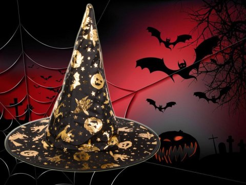 Kapelusz czarownicy halloween wieźmy czarodziej Kapelusz czarownicy halloween wieźmy czarodziej
