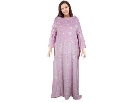 Koc z rękawami polar ciepła bluza szlafrok neon Koc z rękawami polar ciepła bluza szlafrok neon