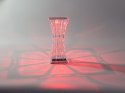 Lampka kryształ nocna stołowa led rgb usb pilot