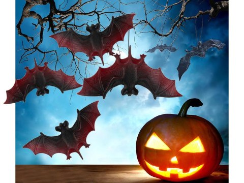 Nietoperz halloween dekoracja nietoperze zestaw 4 Nietoperz halloween dekoracja nietoperze zestaw 4