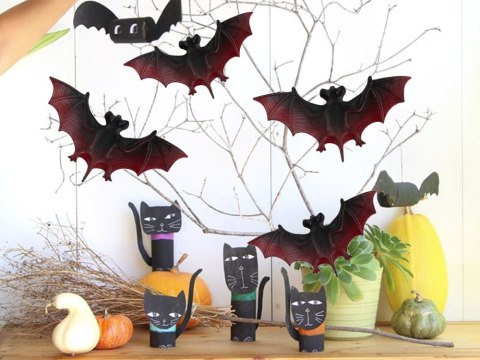 Nietoperz halloween dekoracja nietoperze zestaw 4 Nietoperz halloween dekoracja nietoperze zestaw 4