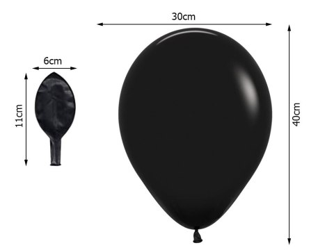 Zestaw balonów halloween czarne pomarańczowe 20szt Zestaw balonów halloween czarne pomarańczowe 20szt