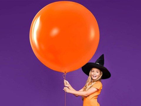 Zestaw balonów halloween czarne pomarańczowe 20szt Zestaw balonów halloween czarne pomarańczowe 20szt
