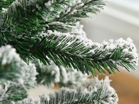 Choinka sztuczna śnieg mała 50cm ozdobna na biurko Choinka sztuczna śnieg mała 50cm ozdobna na biurko