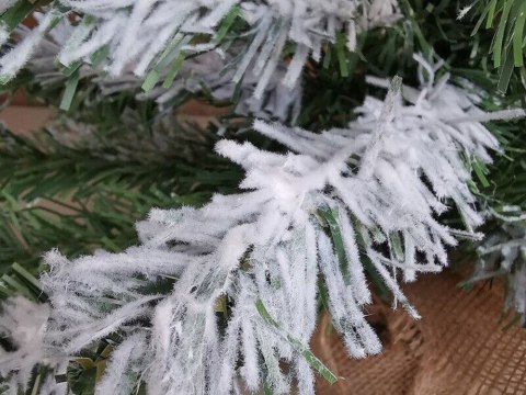 Choinka sztuczna śnieg mała 50cm ozdobna na biurko Choinka sztuczna śnieg mała 50cm ozdobna na biurko