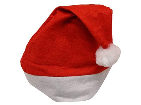 Czapka świętego mikołaja z pomponem strój kostium Czapka świętego mikołaja z pomponem strój kostium