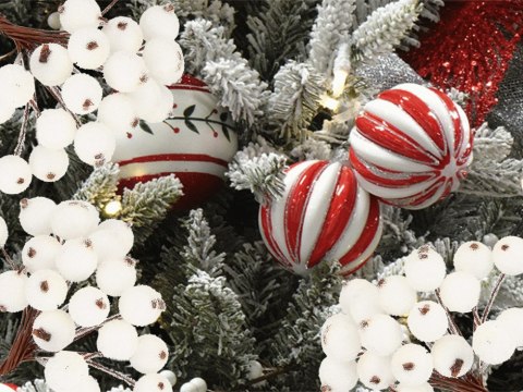 Jarzębina oszroniona biała ozdoba świąteczna 5 szt Jarzębina oszroniona biała ozdoba świąteczna 5 szt