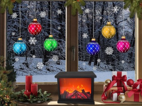 Kominek led lampion z ogniem ruchomy płomień lampa Kominek led lampion z ogniem ruchomy płomień lampa