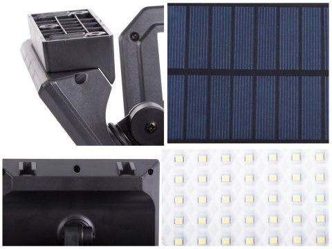 Lampa solarna 181 led z czujnikiem ruchu zmierzchu + pilot ogrodowa uliczna Lampa solarna 181 led z czujnikiem ruchu zmierzchu + pilot ogrodowa uliczna