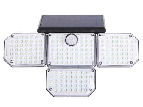 Lampa solarna 181 led z czujnikiem ruchu zmierzchu + pilot ogrodowa uliczna Lampa solarna 181 led z czujnikiem ruchu zmierzchu + pilot ogrodowa uliczna