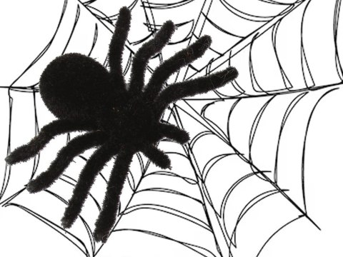 Pająk halloween 4 szt duże dekoracja straszne Pająk halloween 4 szt duże dekoracja straszne