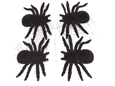 Pająk halloween 4 szt duże dekoracja straszne Pająk halloween 4 szt duże dekoracja straszne