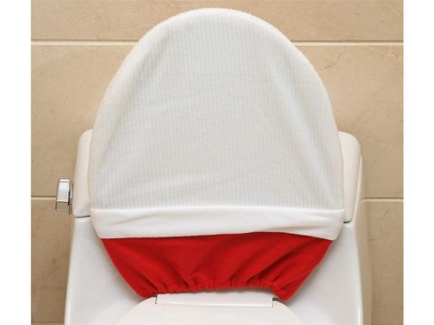Świateczny zestaw łazienkowy mikołaj dywanik pokrowiec wc na deskę Świateczny zestaw łazienkowy mikołaj dywanik pokrowiec wc na deskę