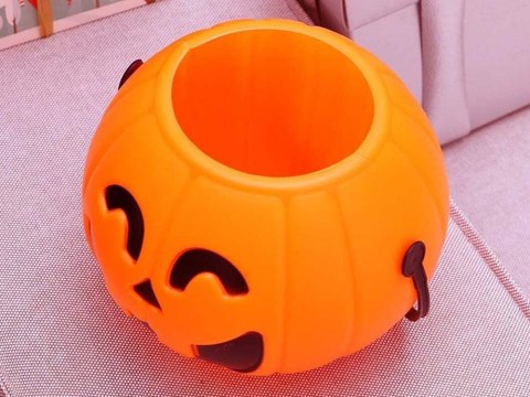 Wiaderko halloween pojemnik dynia na cukierki duże Wiaderko halloween pojemnik dynia na cukierki duże