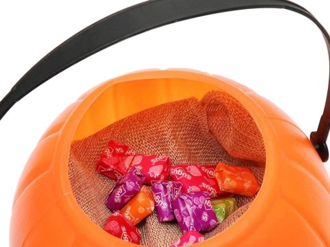 Wiaderko halloween pojemnik dynia na cukierki duże Wiaderko halloween pojemnik dynia na cukierki duże
