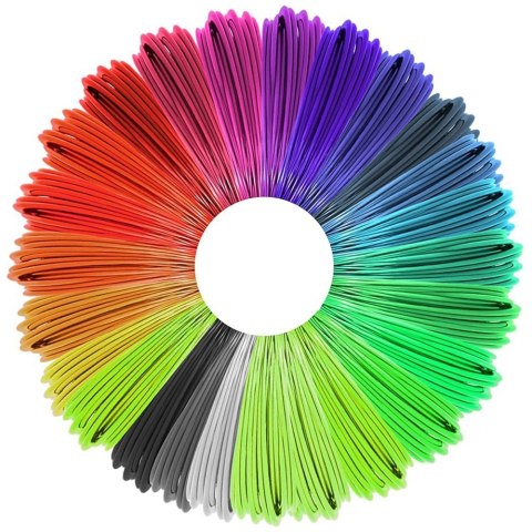 Wkłady do długopisu 3d pla filament 30 x 5m 150m Wkłady do długopisu 3d pla filament 30 x 5m 150m