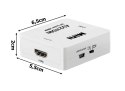 Adapter konverter sygnału av rca cinch do hdmi audio rca 1080p cvbs kabel