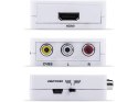 Adapter konverter sygnału av rca cinch do hdmi audio rca 1080p cvbs kabel