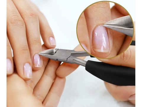 Cążki do paznokci wrastających obcinacz do skórek profesjonalne cęgi stal Cążki do paznokci wrastających obcinacz do skórek profesjonalne cęgi stal
