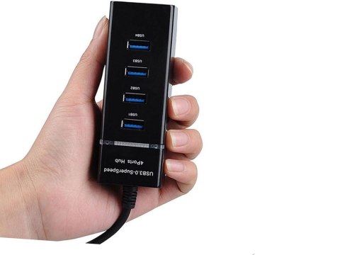 Hub usb 3.0 rozgałęźnik portów 4 porty rozdzielacz przejściówka adapter Hub usb 3.0 rozgałęźnik portów 4 porty rozdzielacz przejściówka adapter