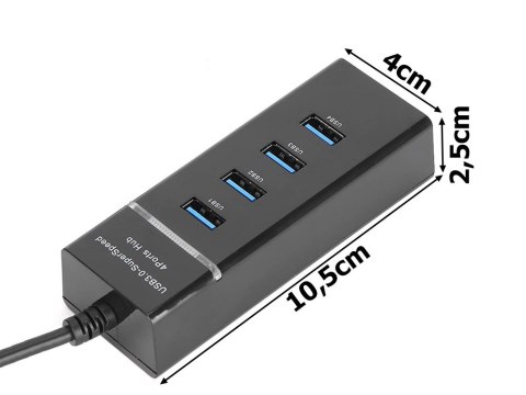 Hub usb 3.0 rozgałęźnik portów 4 porty rozdzielacz przejściówka adapter Hub usb 3.0 rozgałęźnik portów 4 porty rozdzielacz przejściówka adapter