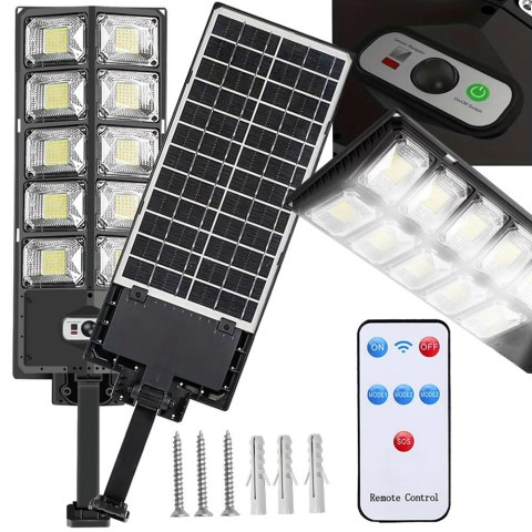 Lampa solarna led czujnik ruchu zmierzchu pilot latarnia nocna uliczna Lampa solarna led czujnik ruchu zmierzchu pilot latarnia nocna uliczna