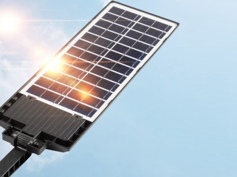 Lampa solarna led czujnik ruchu zmierzchu pilot latarnia nocna uliczna Lampa solarna led czujnik ruchu zmierzchu pilot latarnia nocna uliczna