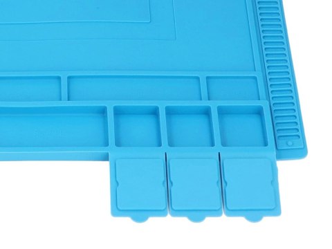 Mata silikonowa serwisowa lutowania organizer duża podkładka 30x45 magnes Mata silikonowa serwisowa lutowania organizer duża podkładka 30x45 magnes