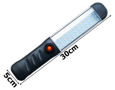Mocna latarka warsztatowa lampa 48 led cob usb hak magnes akumulatorowa Mocna latarka warsztatowa lampa 48 led cob usb hak magnes akumulatorowa