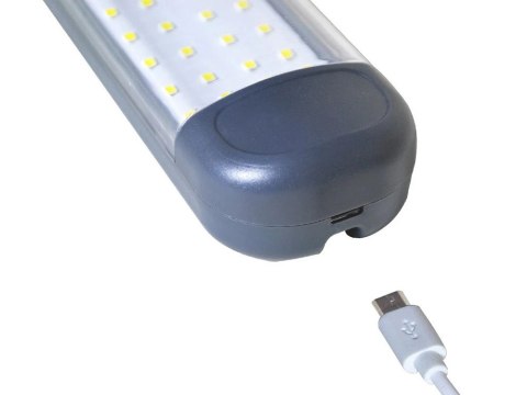 Mocna latarka warsztatowa lampa 48 led cob usb hak magnes akumulatorowa Mocna latarka warsztatowa lampa 48 led cob usb hak magnes akumulatorowa