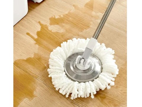 Mop obrotowy rotacyjny 360 spin turbo wiadro zestaw 2x nakładki mikrofibra Mop obrotowy rotacyjny 360 spin turbo wiadro zestaw 2x nakładki mikrofibra